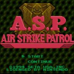 A.S.P. Air Strike Patrol Game Free Download