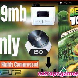 Ben 10 Protector of Earth 159mb PSP and PC Game ISO Highly Compressed