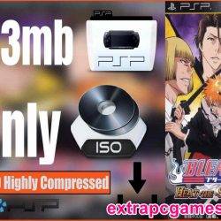 Bleach Heat the Soul 7 123mb PSP and PC ISO Highly Compressed Game