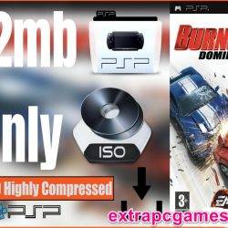 Burnout Dominator PSP and PC ISO Highly Compressed Game