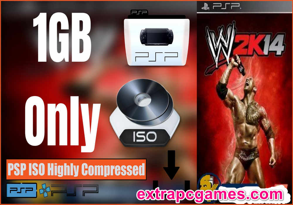 WWE 2K14 SmackDown vs. Raw PSP and PC ISO Game Highly Compressed Download