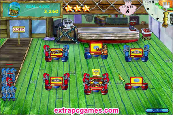 SpongeBob SquarePants Diner Dash Repack Highly Compressed Game For PC