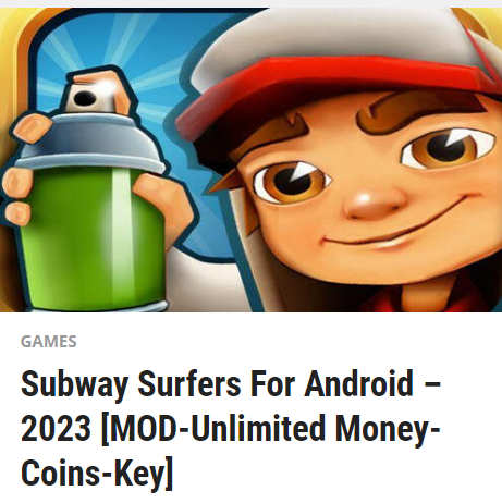 Subway Surfers 2023 Mod APK