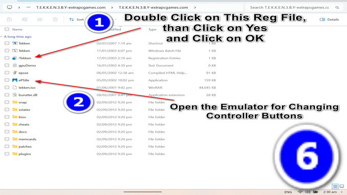 Step 6 Reg File and Emulator Buttons Settings