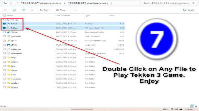 Step 7 Final Double Click on Tekken File to Play