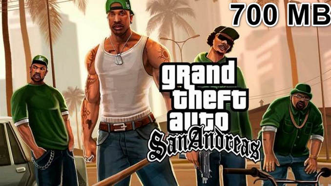 GTA San Andreas Download 700MB